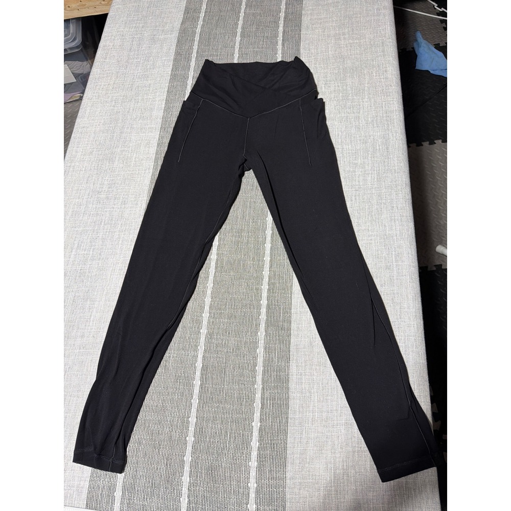 Aerie‎ Real Me Crossover High Waisted Leggings Black Women medium